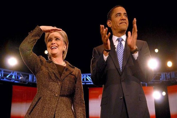 «اوباما» صحنه رقابت را برای «کلینتون» آب و جارو می کند