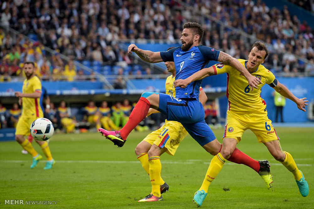 مباراة فرنسا ورومانيا في افتتاح بطولة كأس اوروبا