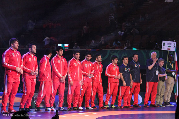 Iran's wrestlers trounce Indian team 8-0 in LA