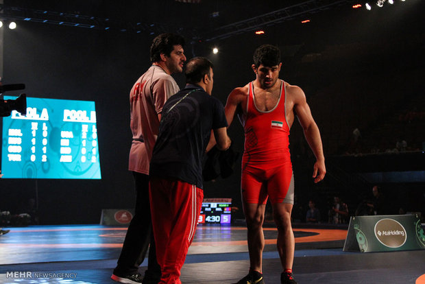 Iran's wrestlers trounce Indian team 8-0 in LA