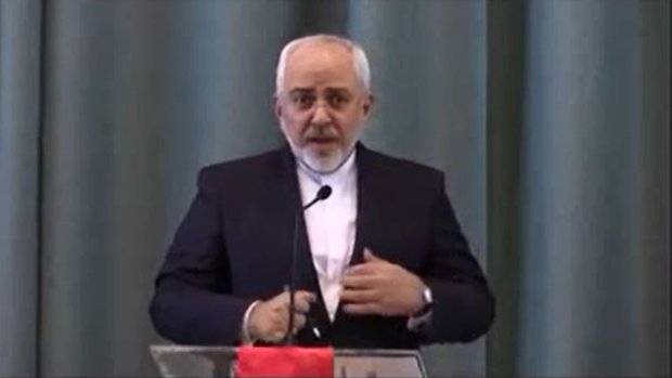 VIDEO: Zarif's witty remark to Saudi's accusation of Iran interfering in Iraq