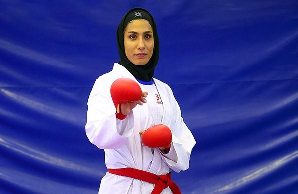 Iranian karate fighter stands 2nd at Karate1 ranking