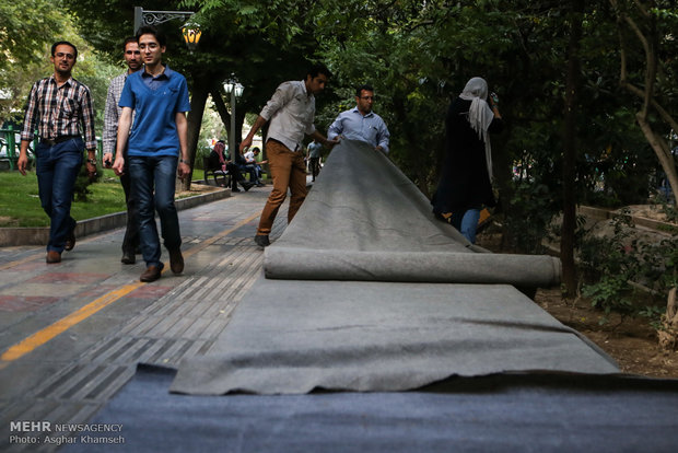 Biggest Iftar ceremony in Tehran