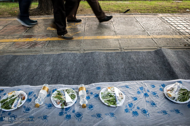 Biggest Iftar ceremony in Tehran