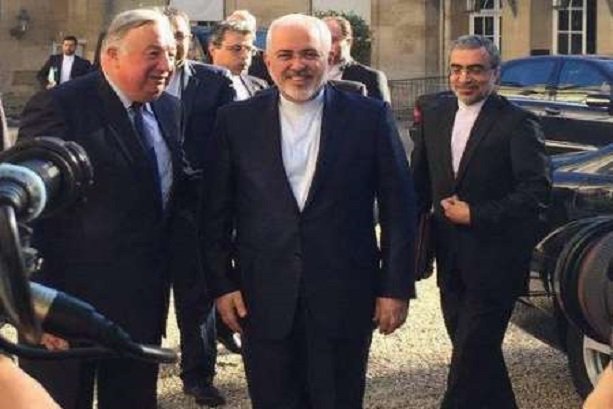 Zarif meets French Senate president