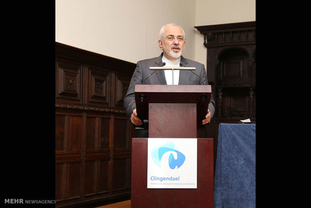 Zarif addresses Clingendael Institute in Netherlands