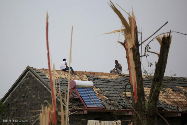 طوفان مرگبار در چین‎