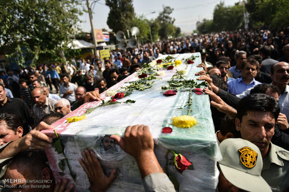 شیراز میں محکمہ فارسٹ سے تعلق رکھنے والے 2 شہیدوں کی تشییع جنازہ