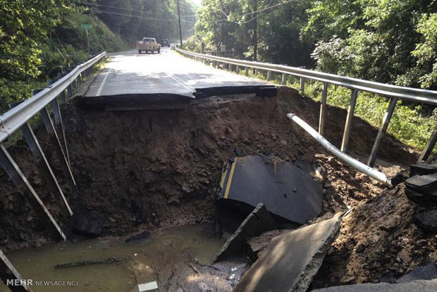 طوفان مرگبار در ویرجینیای غربی‎
