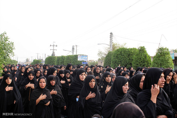 مراسم عزاداری شهادت حضرت علی ابن ابیطالب (ع) در هشت بندی