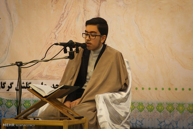محفل انس با قرآن دانش آموزی در گرگان