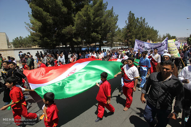 راهپیمایی روز جهانی قدس در بیرجند