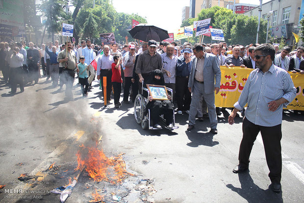 راهپیمایی روز جهانی قدس در تبریز