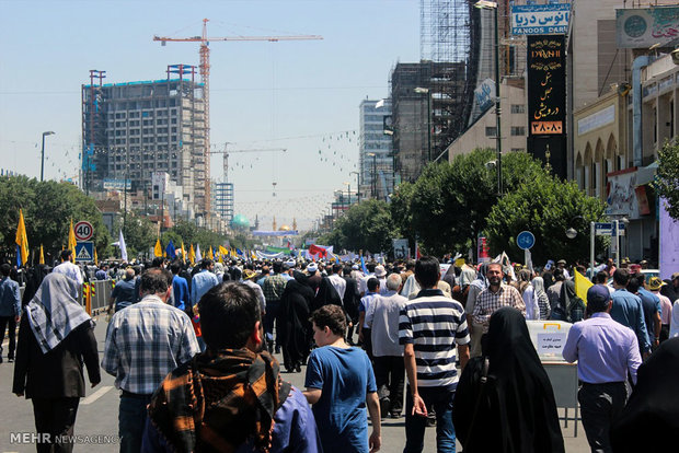 راهپیمایی روز جهانی قدس در مشهد