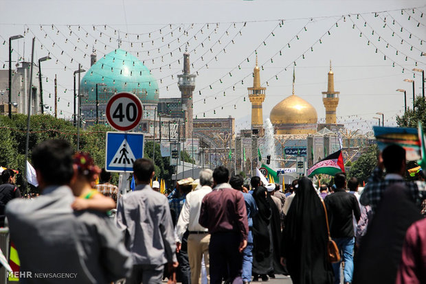 راهپیمایی روز جهانی قدس در مشهد