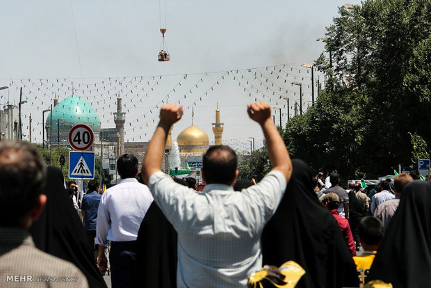 راهپیمایی روز جهانی قدس در مشهد