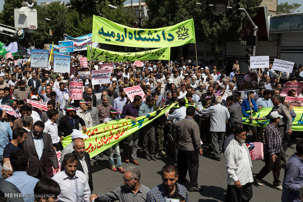 راهپیمایی روز جهانی قدس در ارومیه