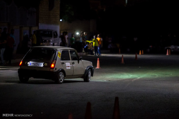 Auto Slalom in Qazvin