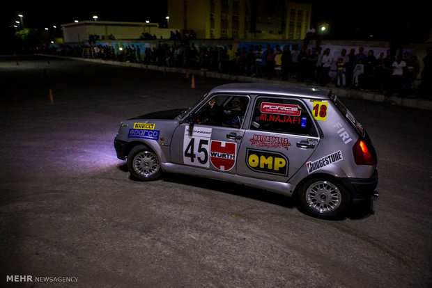 Auto Slalom in Qazvin