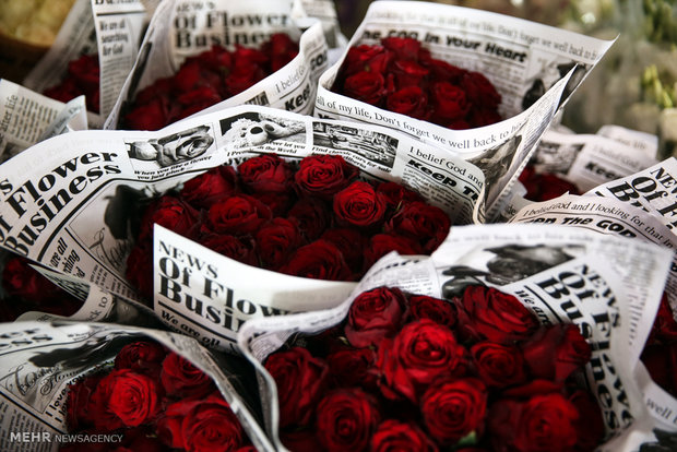 Mahallati Flower Market in Tehran