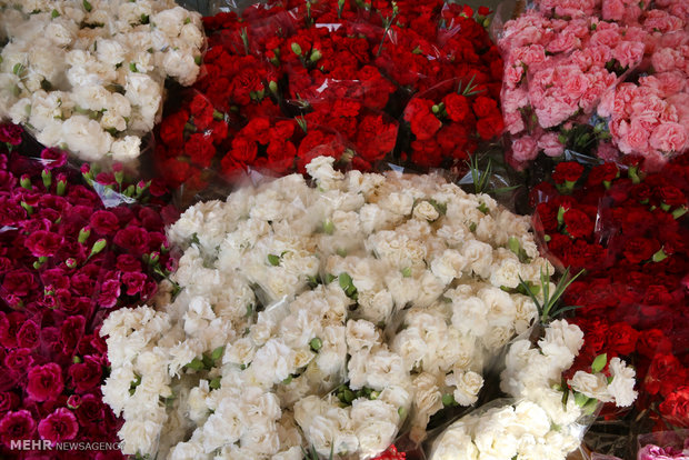 Mahallati Flower Market in Tehran