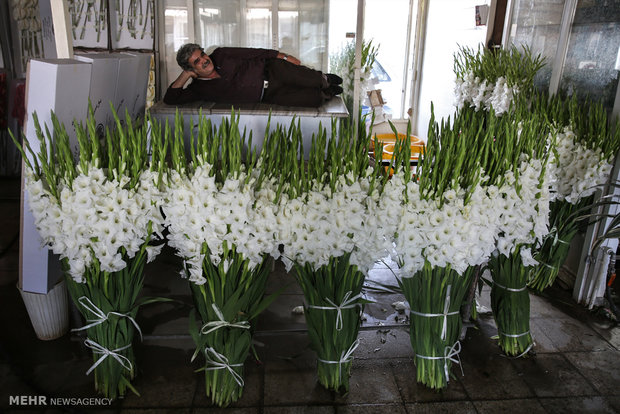 Mahallati Flower Market in Tehran