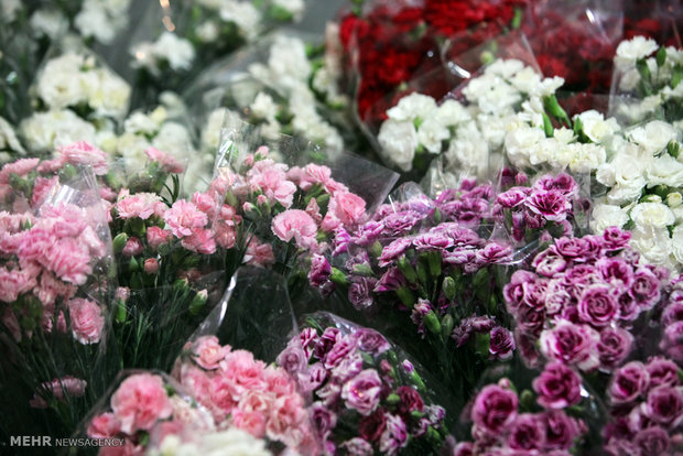 Mahallati Flower Market in Tehran