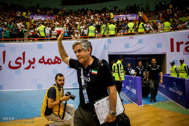 حاشیه دیدار تیم های ملی والیبال ایران و آرژانتین