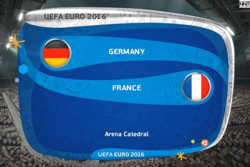 فیلم/ پیش بازی فرانسه و آلمان در نیمه نهایی یورو ۲۰۱۶