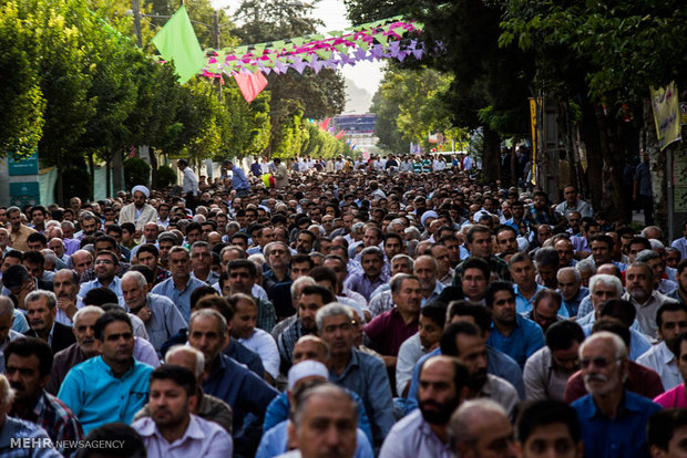 Eid al-Fitr prayers in Karaj