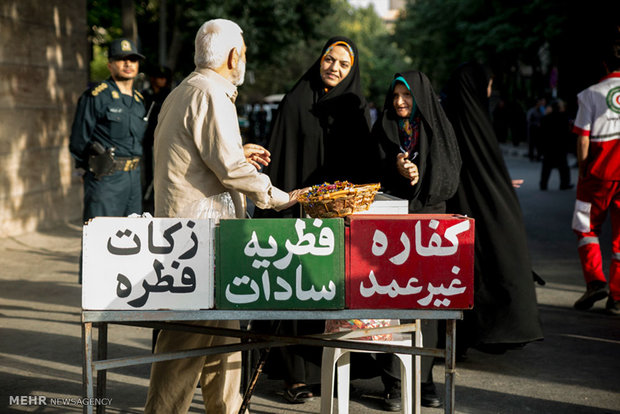 Eid al-Fitr prayers in Karaj