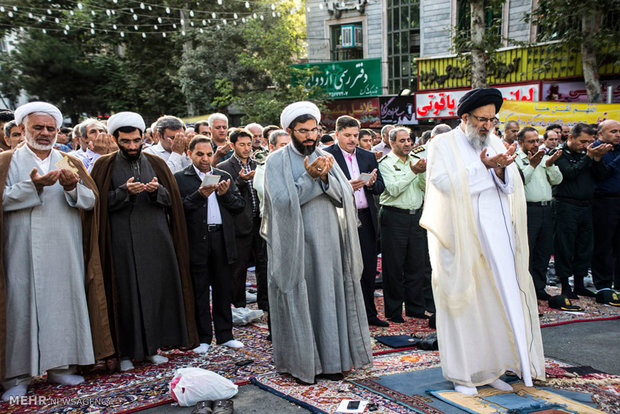 Eid al-Fitr prayers in Karaj