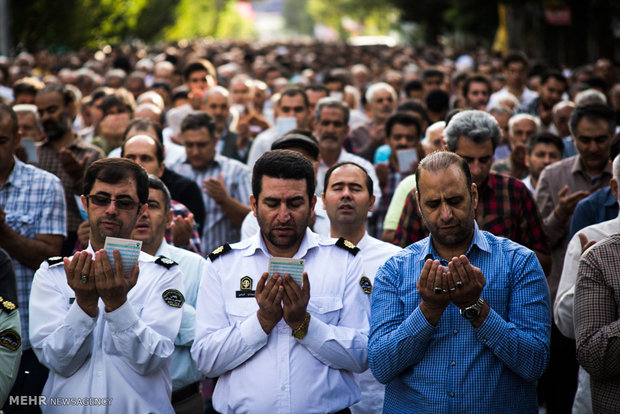 Eid al-Fitr prayers in Karaj