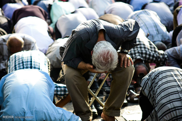 Eid al-Fitr prayers in Karaj