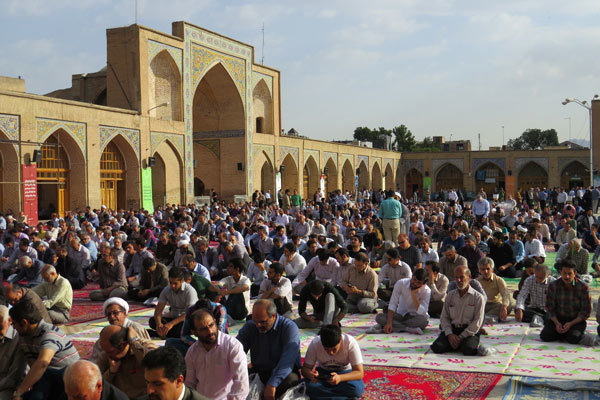 Eid al-Fitr prayers in Qazvin