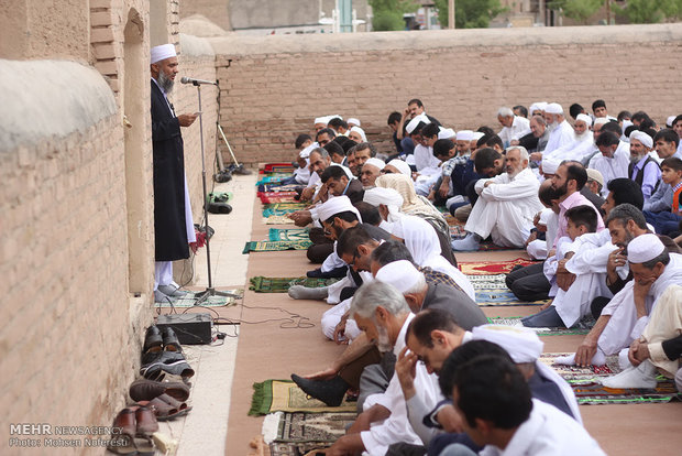 Eid al-Fitr prayers in Birjand