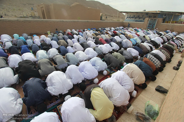 Eid al-Fitr prayers in Birjand