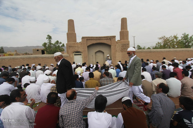 Eid al-Fitr prayers in Birjand