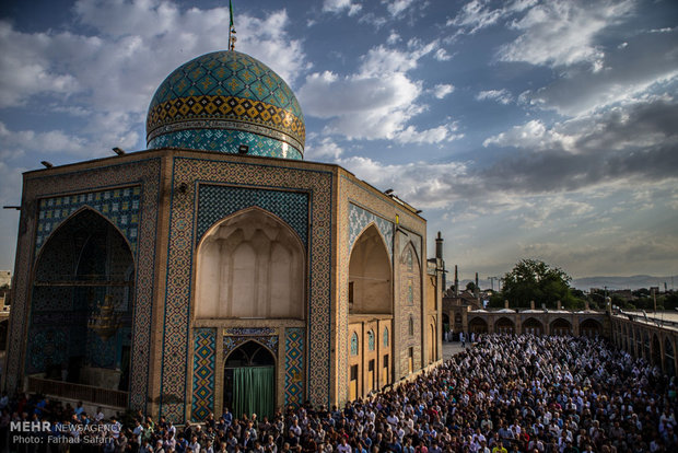 Eid al-Fitr prayers in Qazvin