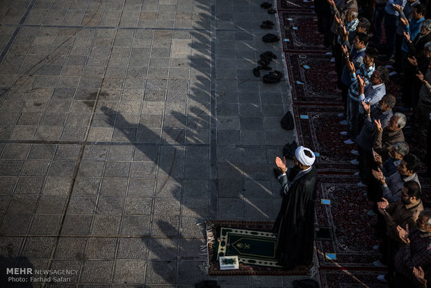 Eid al-Fitr prayers in Qazvin