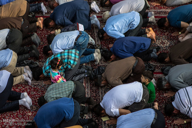 Eid al-Fitr prayers in Qazvin