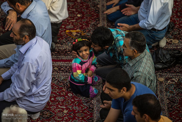 Eid al-Fitr prayers in Qazvin