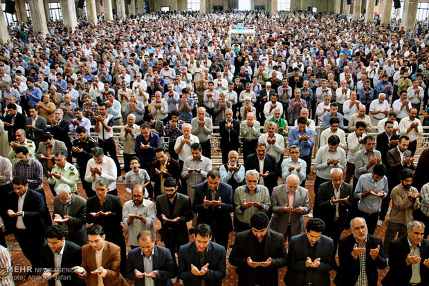 Eid prayers in Gorgan