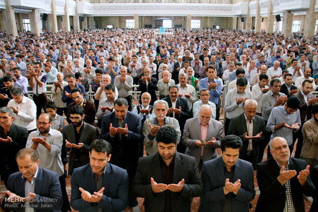 Eid prayers in Gorgan