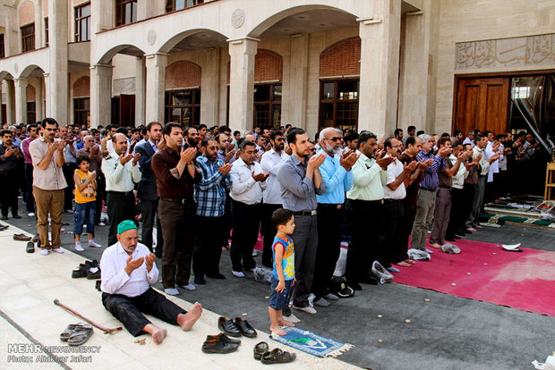 Eid prayers in Gorgan