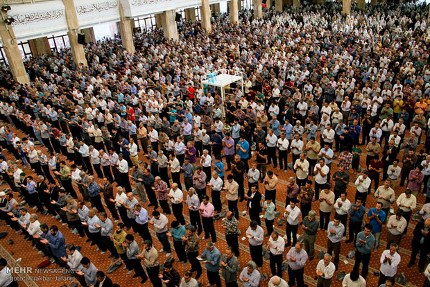 Eid prayers in Gorgan