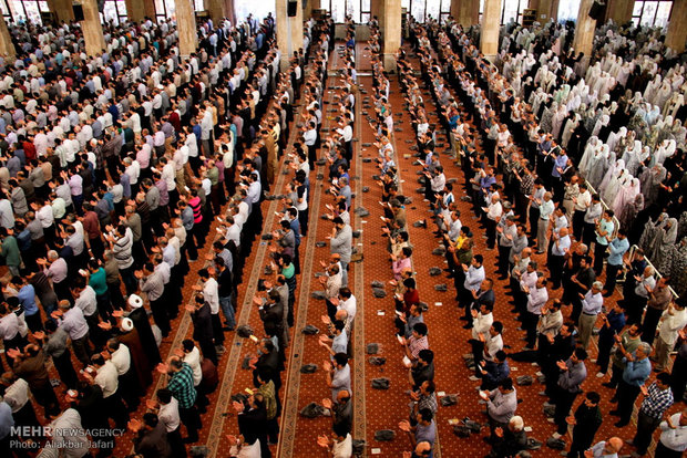 Eid prayers in Gorgan