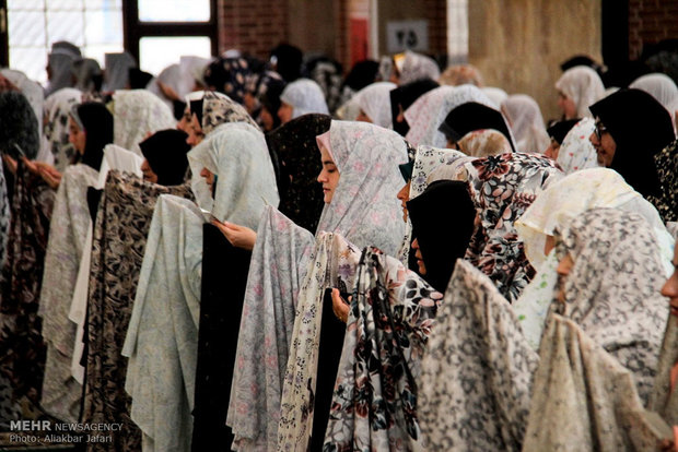 Eid prayers in Gorgan