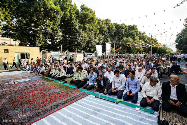 Eid al-Fitr prayers in Karaj