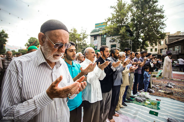 Eid al-Fitr prayers in Karaj